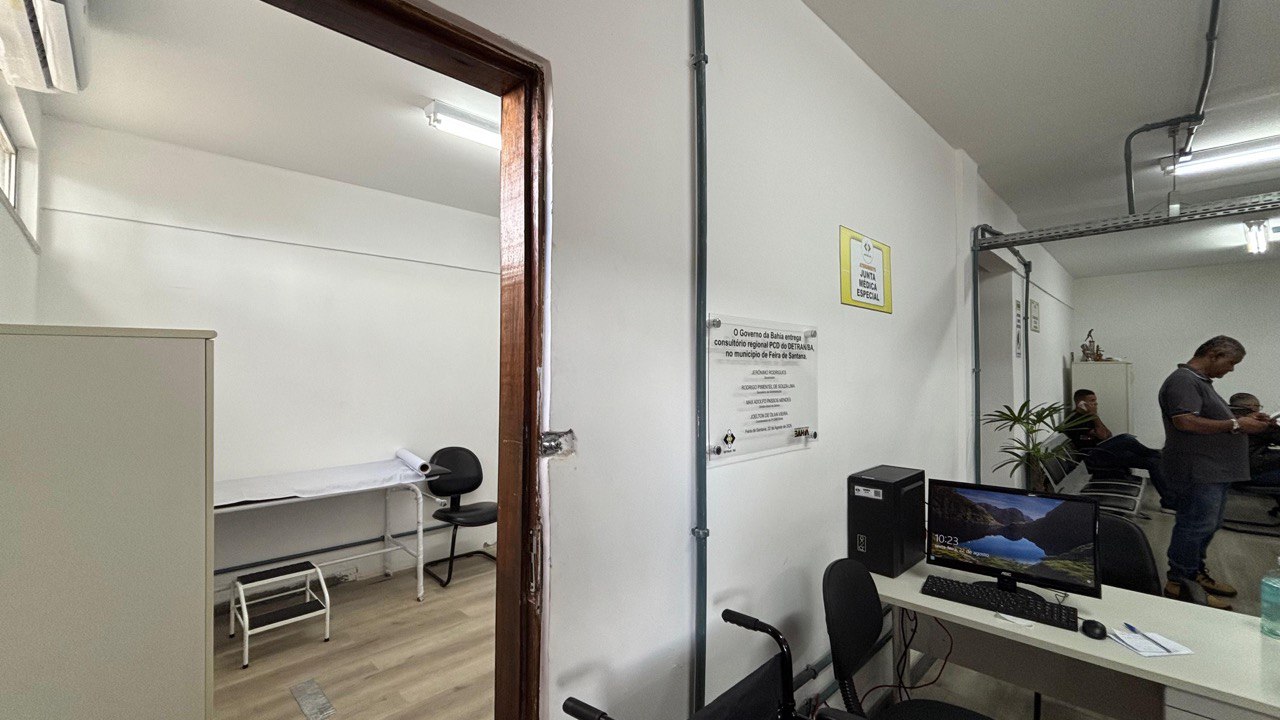 Detran-BA inaugura Consultório PcD em Feira de Santana e amplia acesso a exames