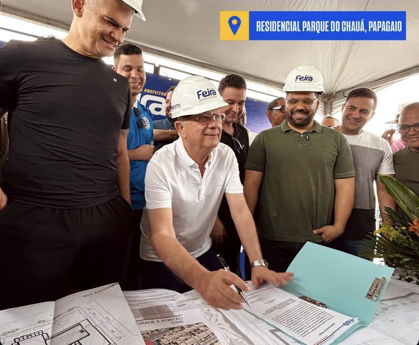 Prefeitura de Feira inicia construção da Unidade Básica de Saúde no bairro Papagaio