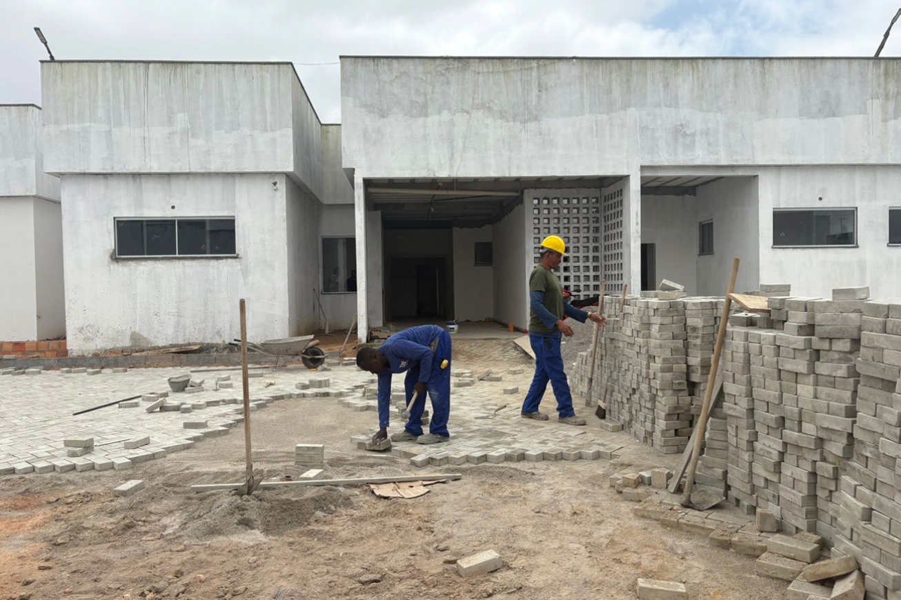 Obras da UPA de Humildes chegam a 80% de conclusão