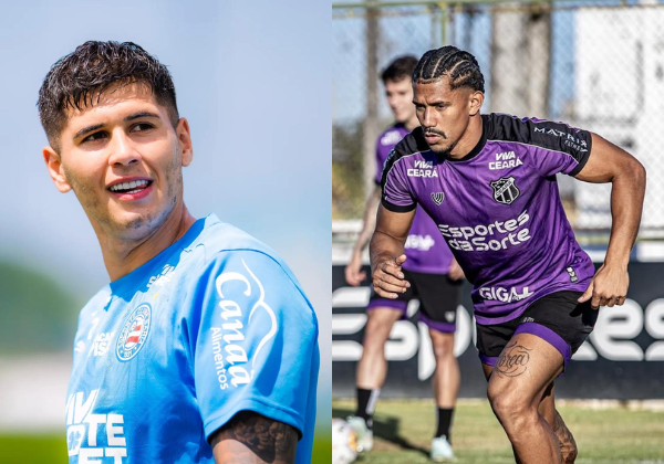 Confira escalações de Ceará x Bahia pelo Brasileirão