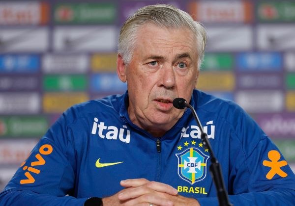 Ancelotti confirma escalação do Brasil com 4 atacantes diante do Chile