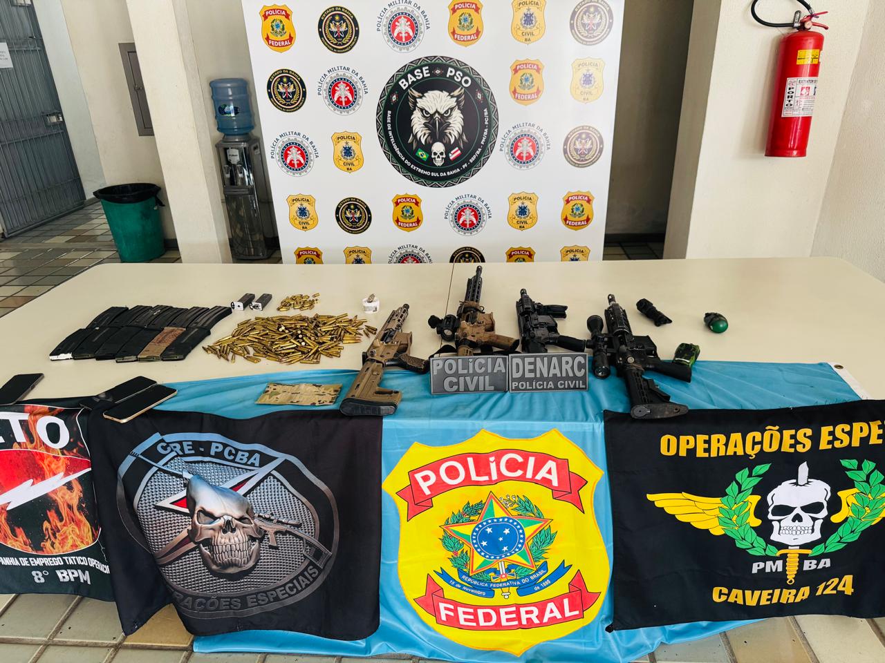 Com Policiamento Orientando pela Inteligência, Polícia da Bahia apreende 28 fuzis em menos de 24h