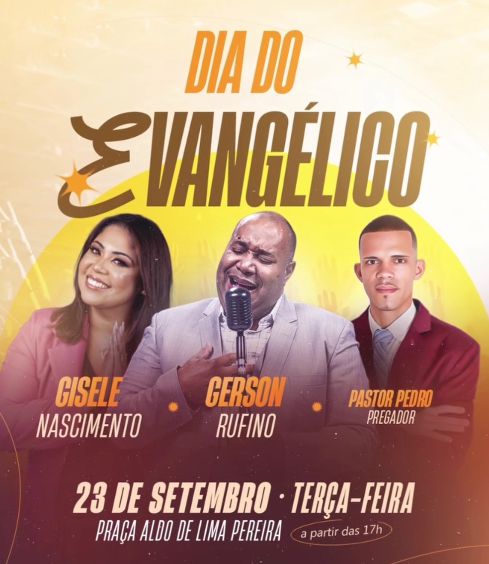 Tanquinho celebra o Dia do Evangélico ao som de Gerson Rufino