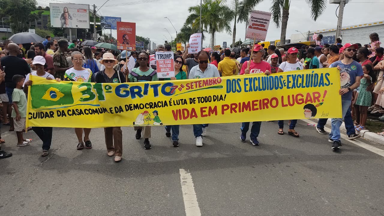 Autoridades e movimentos sociais defendem soberania e inclusão no 31º Grito dos Excluídos em Feira de Santana