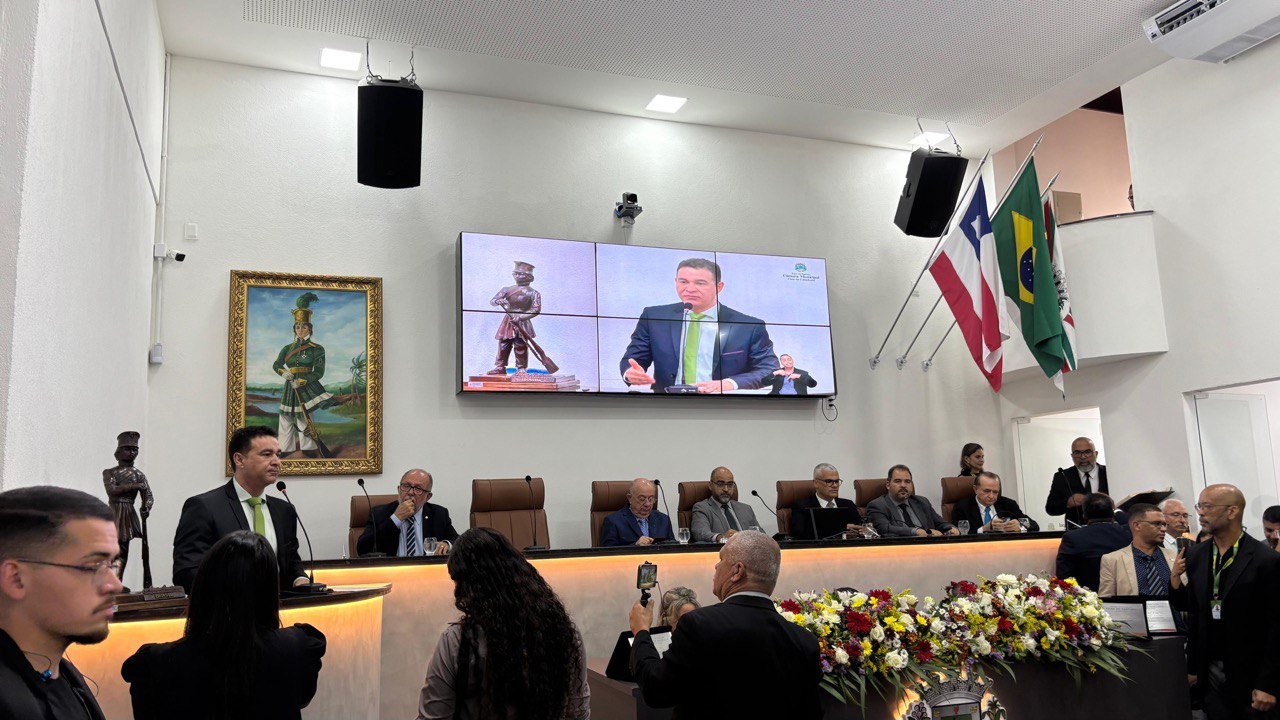 Câmara Municipal realiza sessão especial pelos 192 anos de Feira de Santana