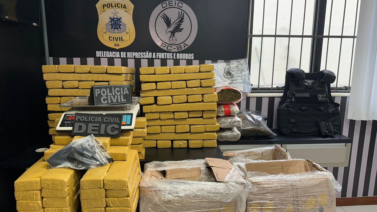 Polícia Civil apreende mais de 200kg de maconha em Feira de Santana
