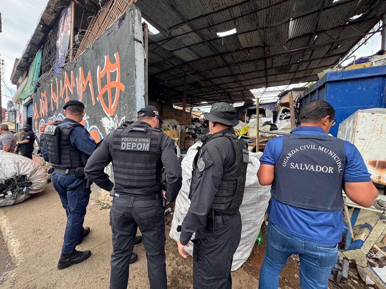 Polícia Civil deflagra fase II da Operação Escudo Urbano e mais um ferro-velho é alvo