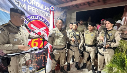 PMBA inaugura Pelotão da 67ª CIPM, na Matinha