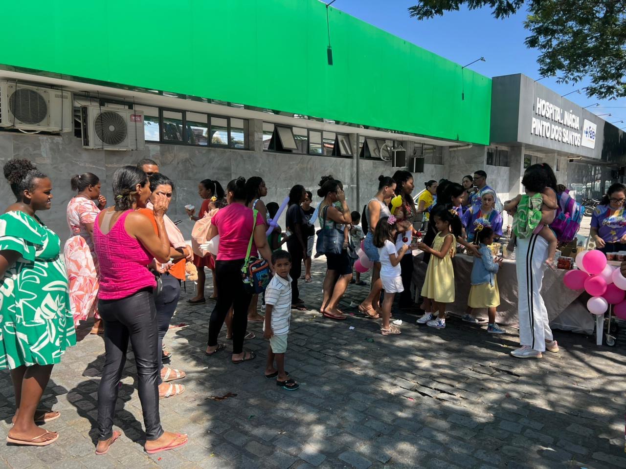 Mutirão de Pediatria oferece consultas e diversão no Hospital da Mulher