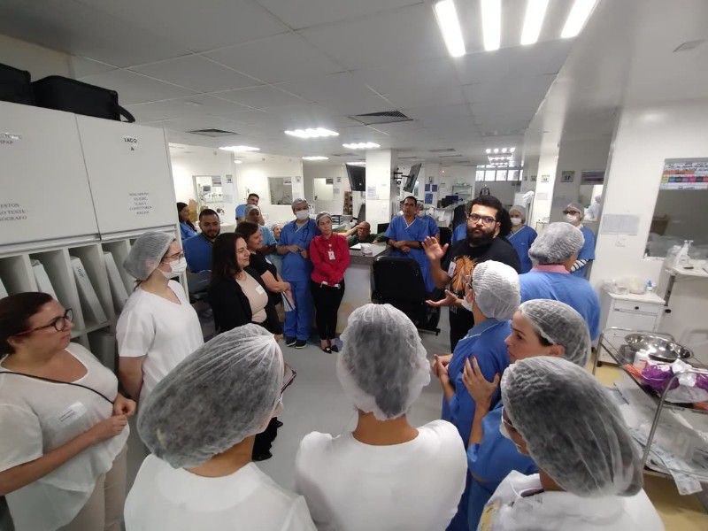 Hospital Clériston Andrade recebe visitas estratégicas da SOBED e do Albert Einstein