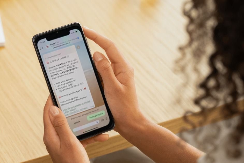 Governo do Estado emite mensagens de alertas para chuvas; saiba como receber