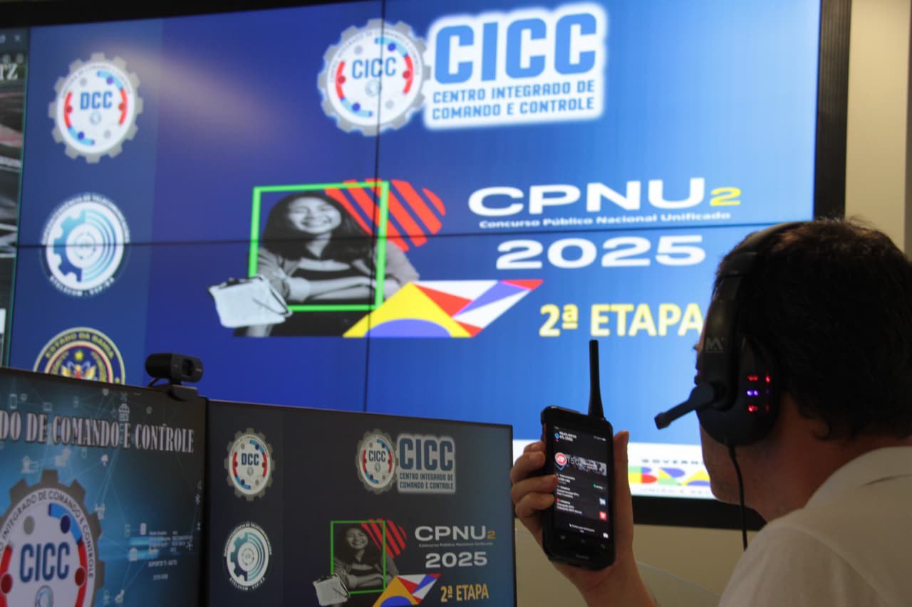 2ª fase do Concurso Público Nacional Unificado 2025 tem monitoramento reforçado com a ativação do CICC na Bahia