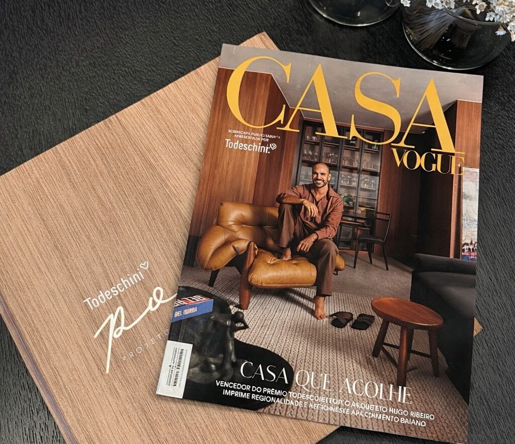 Arquiteto de Feira de Santana vence concurso nacional da Todeschini e estampa capa da Casa Vogue Brasil