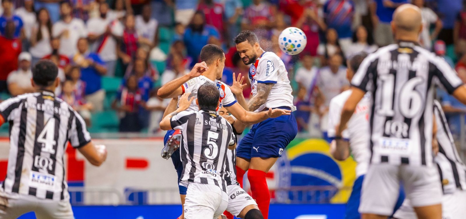 Bahia reage e arranca o empate com o Santos na Fonte Nova pelo Brasileirão