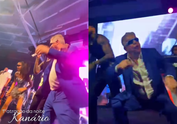 Deputado Zé Neto sobe ao palco com Igor Kannário em festa da filha e repercute nas redes