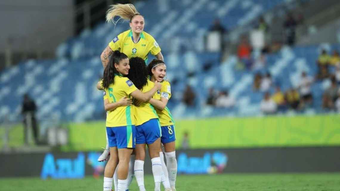 Seleção Brasileira feminina goleia a Zâmbia por 6 a 1